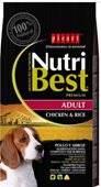 Nutribest נוטריבסט 15 ק"ג מזון יבש עוף לכלבים בוגרים